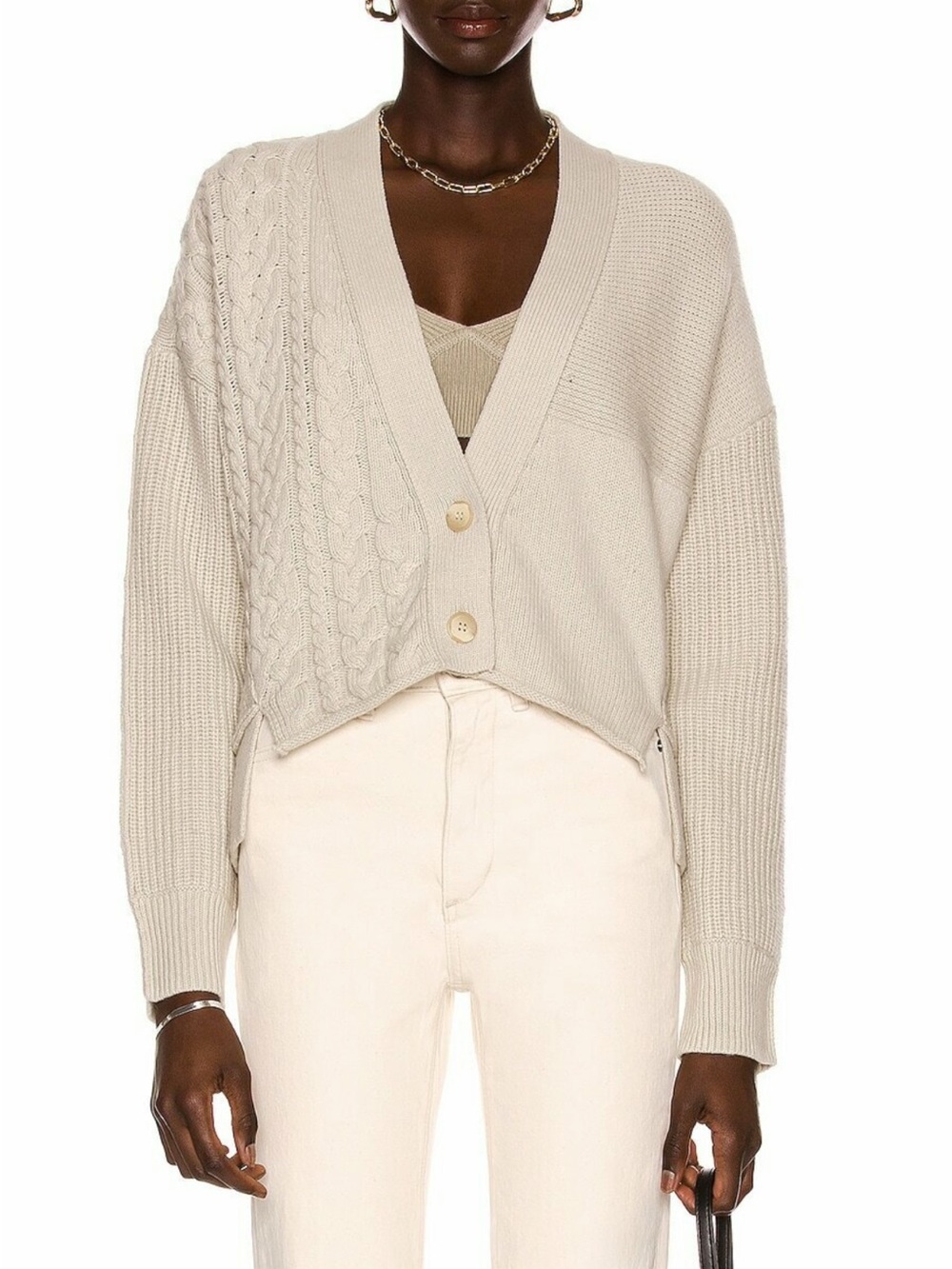 Jonathan Simkhai Penny Patchwork Cardigan